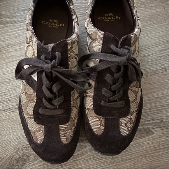 Brown Coach Sneakers - Picture 2 of 3